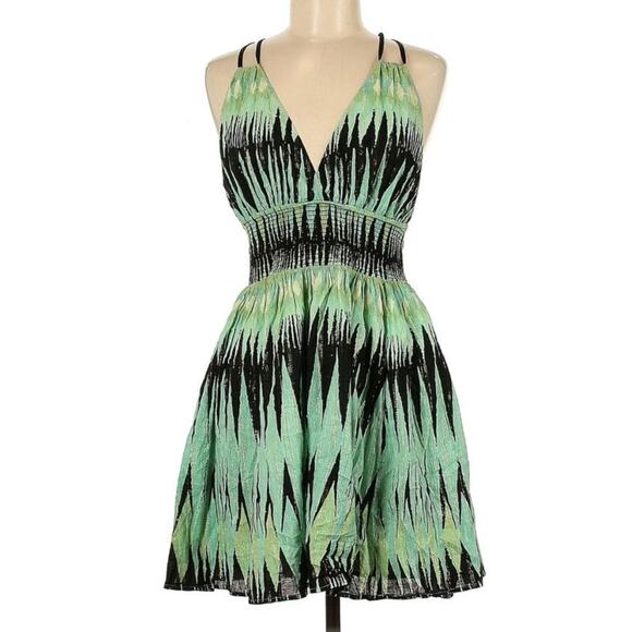 Free People Shimmering Indian Summer Metallic Dress - Picture 1 of 5